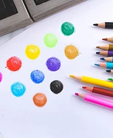 Art 101 Watercolor Draw Sketch Wood Art Set, 88 Pieces