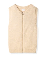 Celtic & Co. Women's Zip Sleeveless Knit Cardigan