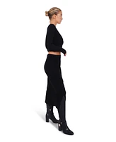 Belle & Bloom Women's All My Life Knit Midi Skirt