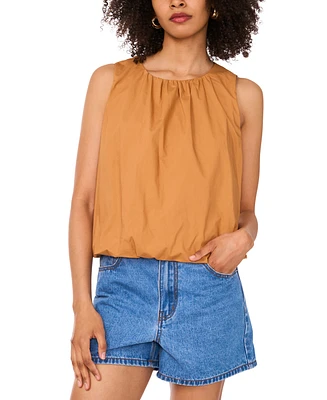 1.state Women's Cotton Sleeveless Bubble Top