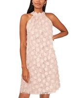 Msk Women's Sequin Sleeveless A-Line Short Dress