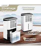 Cowsar 3,500 sq. ft Dehumidifiers for Home, 50 Pints Dehumidifier with Drain Hose, 24 Timer, Overheat Protection, Ideal for Bedrooms, Basements, Bathr