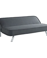 Serta 66.1" Polyester Trinity Convertible Futon