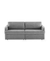 Serta 91.3" Polyester Medford Convertible Sofa