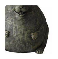 Adorable Chubby Rabbit Garden Statue for Decorative Garden Accents