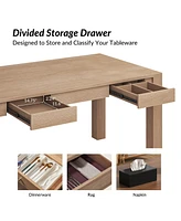 Andrea Solid Wood Dining Table
