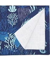 Saro Lifestyle Ocean Depths Coral Table Runner, 14" x 72"