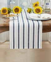 Saro Lifestyle Modern Striped Table Runner 16" x 72"