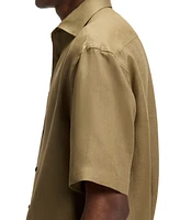 Hugo Boss Beckham x Boss Men's Relaxed-Fit Linen Shirt