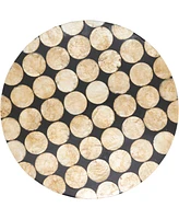 Saro Lifestyle Echoes Capiz Disc Placemats, 15" Round