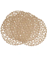 Saro Lifestyle Wire Duo Placemats, 15" Round