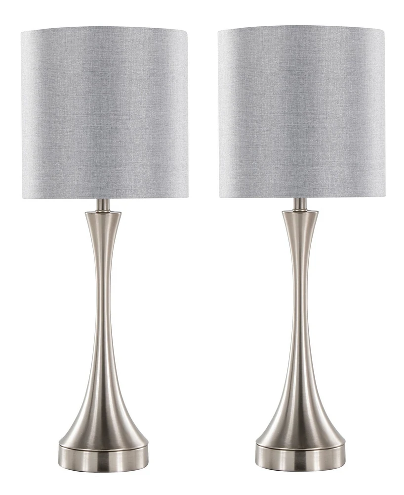 Lumisource 25" Metal Lenuxe Contemporary Table Lamp