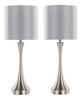 Lumisource 25" Metal Lenuxe Contemporary Table Lamp