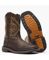 Georgia Boot Boys Carbo-Tec Lt Brown Pull-On