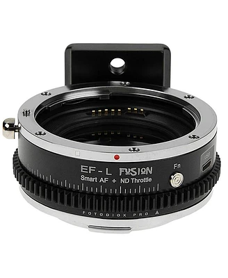 Fotodiox Vizelex Nd Throttle Fusion Smart Af Lens Mount Adapter for Canon Ef-s to Select L-Mount Alliance Cameras, Built-In Variable Nd Filter