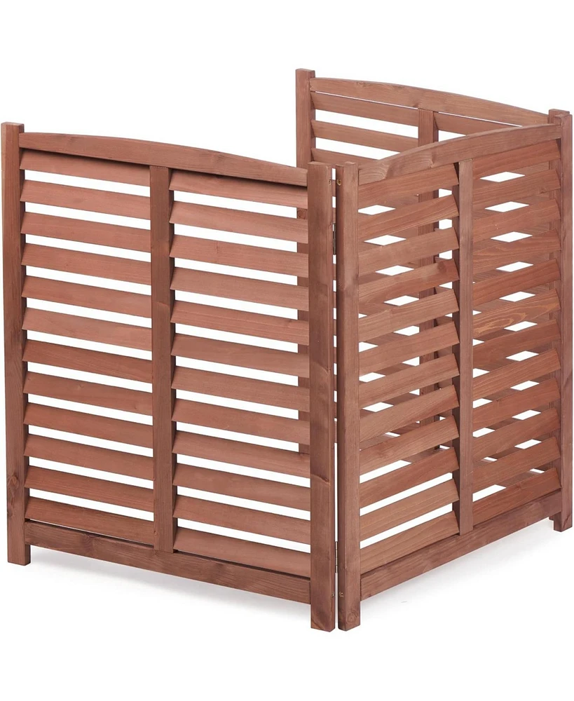 3-Panel Outdoor Ac Fence