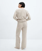 Mango Women's Long Knitted Pants