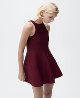 Mango Women's Short Flared Knitted Dress
