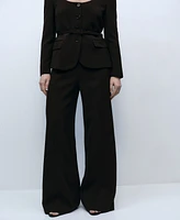 Mango Women's Straight Suit Pants