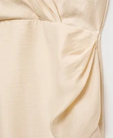Mango Women's Lyocell Wrap Dress