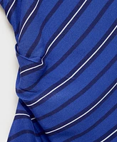 Mango Women's Asymmetrical Striped Blouse