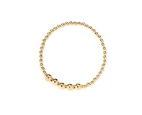 Gold Filled 4+7mm Bead Bracelet