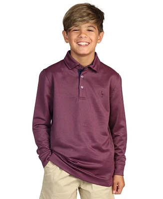 Tailorbyrd Boys Long Sleeve Modal Polo
