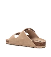 Women's Footbed Sandals with two buckles Refresh By Xti