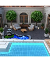 12" Deck Tiles, Diy Interlocking, Indoor/Outdoor, Easy Install