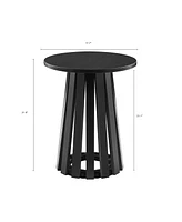 Manhattan Comfort 47.2" Wood Layla Modern End Table