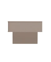 Manhattan Comfort 47.2" Wood Ella Modern 2-Full Extension Drawer Coffee Table