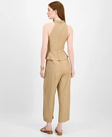 Tommy Hilfiger Women's Peplum Halter Jumpsuit