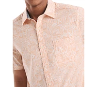 Nautica Men's Tropical-Print Shirt