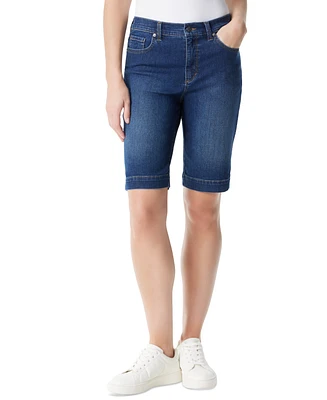 Gloria Vanderbilt Petite Amanda Side-Slit Bermuda Shorts