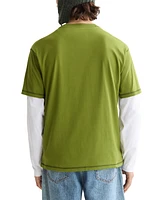 Scotch & Soda Men's Core Relaxed Fit Short Sleeve Logo Graphic Crewneck T-Shirt