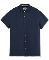 Scotch & Soda Men's Regular-Fit Button-Down Linen Shirt