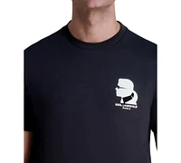 Karl Lagerfeld Paris Men's Short-Sleeve Logo Graphic T-Shirt