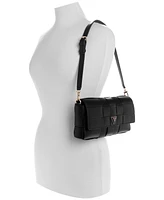 Guess Maylee Woven Flap Shoulder Bag