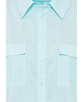 Olsen Women's Long Sleeve Stripe Shirt