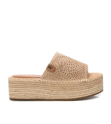 Women's Jute Wrapped Platform Sandals Refresh By Xti
