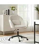 Jose Office Chair Durable Metal Base with Rolling Casters