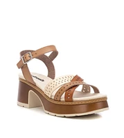 Women's Heeled Ankle Strap Sandals Refresh By Xti