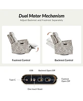 Alfons Swivel And Rocker Power Recliner With Headrest