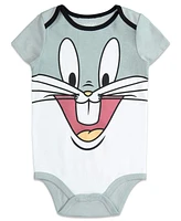 Looney Tunes Baby Boys 5 Pack Bodysuits