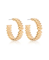 Ettika Medium Metal Moderna Hoops