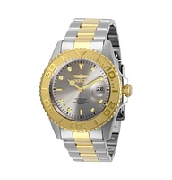 Invicta Men's Pro Diver Quartz 3 Hand Grey Dial Watch