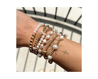 Gold Filled Pearl Bead Bracelet