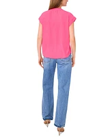 Vince Camuto Women's Lace-Up Dolman-Sleeve Top