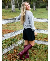 Able Women's Micayla Wrap Mini Skirt