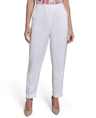 Calvin Klein Women's Mid-Rise Slim-Leg Pants